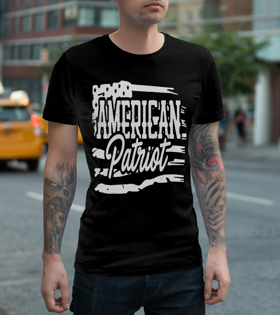 American Flag Patriot USA Decor Party American Patriotic Party T-Shirt