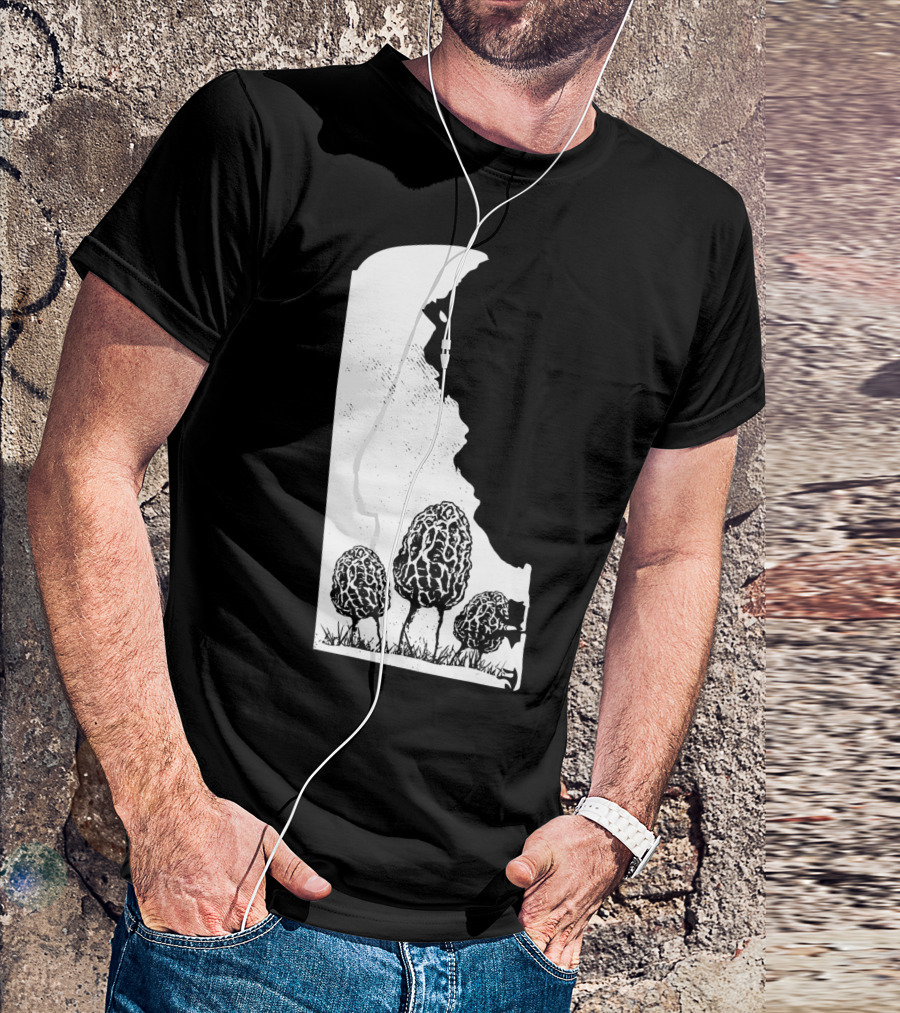 Delaware Morel Mushroom Hunting Foraging Shrooming Hunter Exploration T-Shirt