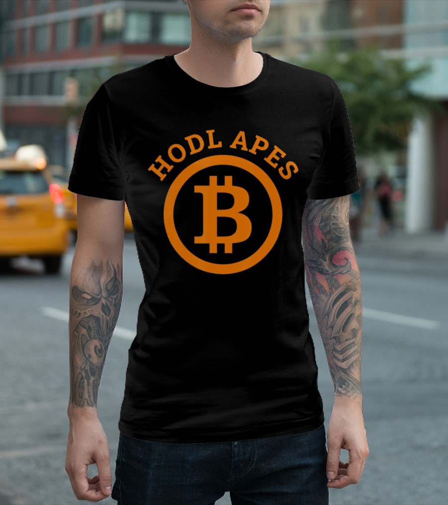 Hodl Apes Bitcoin Crypto Millionaire Plan Freedom Iconic T-Shirt
