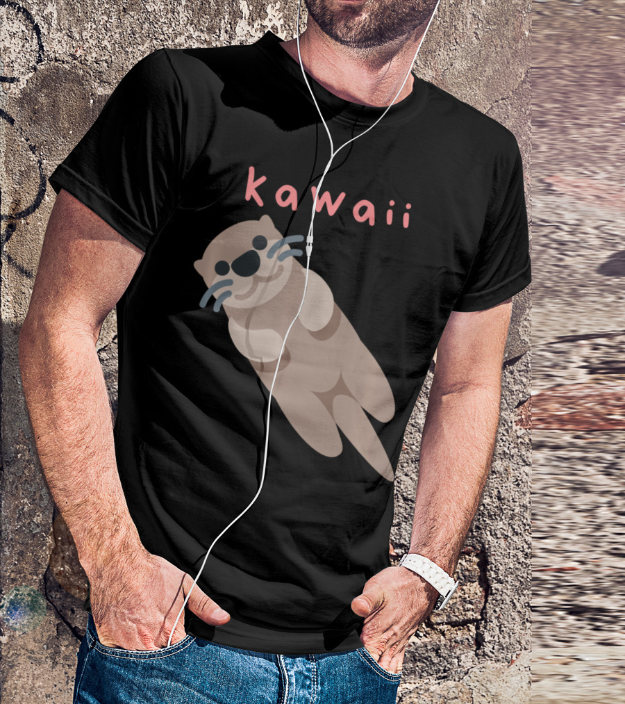 Kawaii Japanese Cute Sea Otter T-Shirt