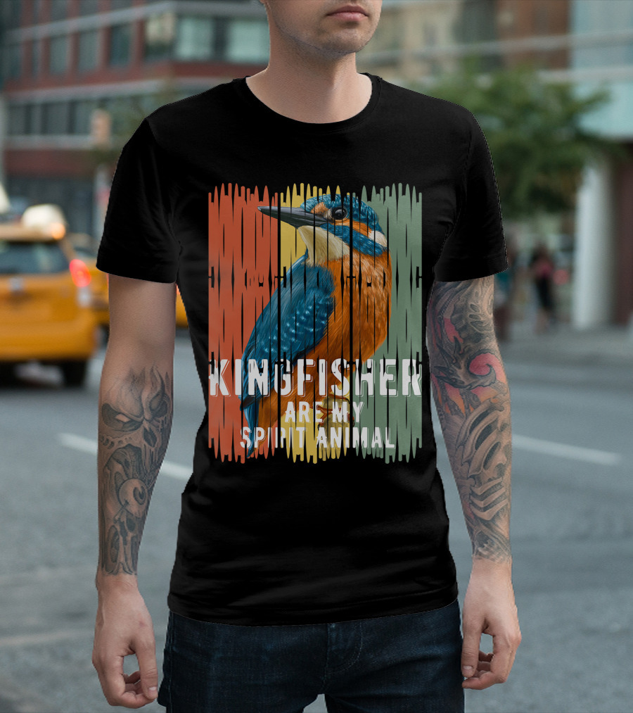 Kingfisher Are My Spirit Animal T-Shirt