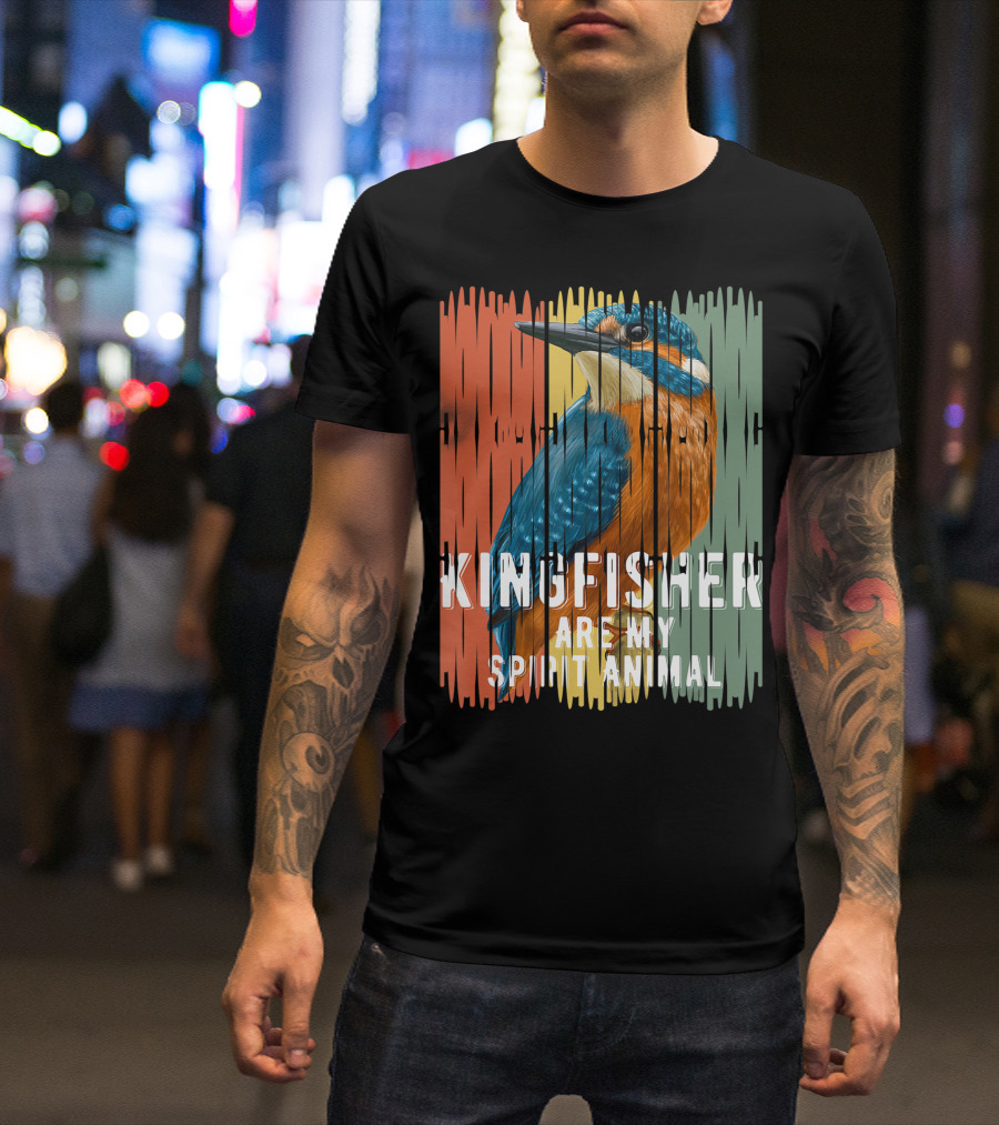 Kingfisher Are My Spirit Animal T-Shirt