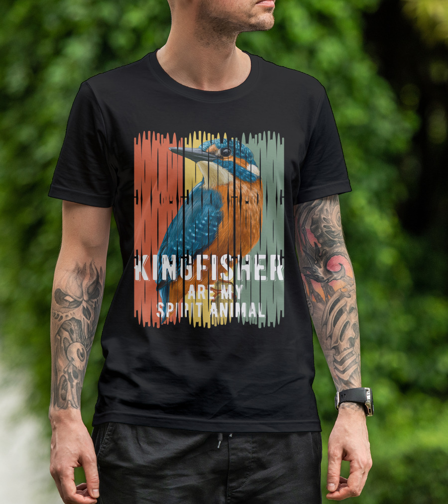 Kingfisher Are My Spirit Animal T-Shirt