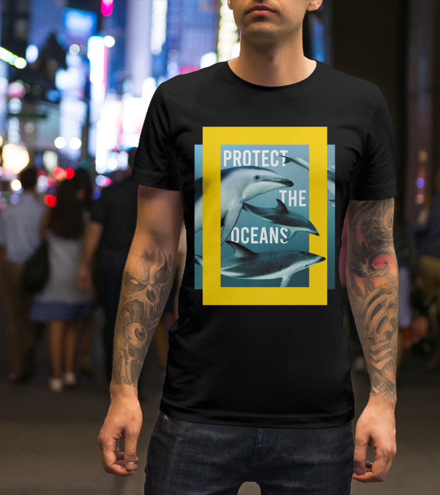 National Geographic Protect The Oceans Dolphins T-Shirt