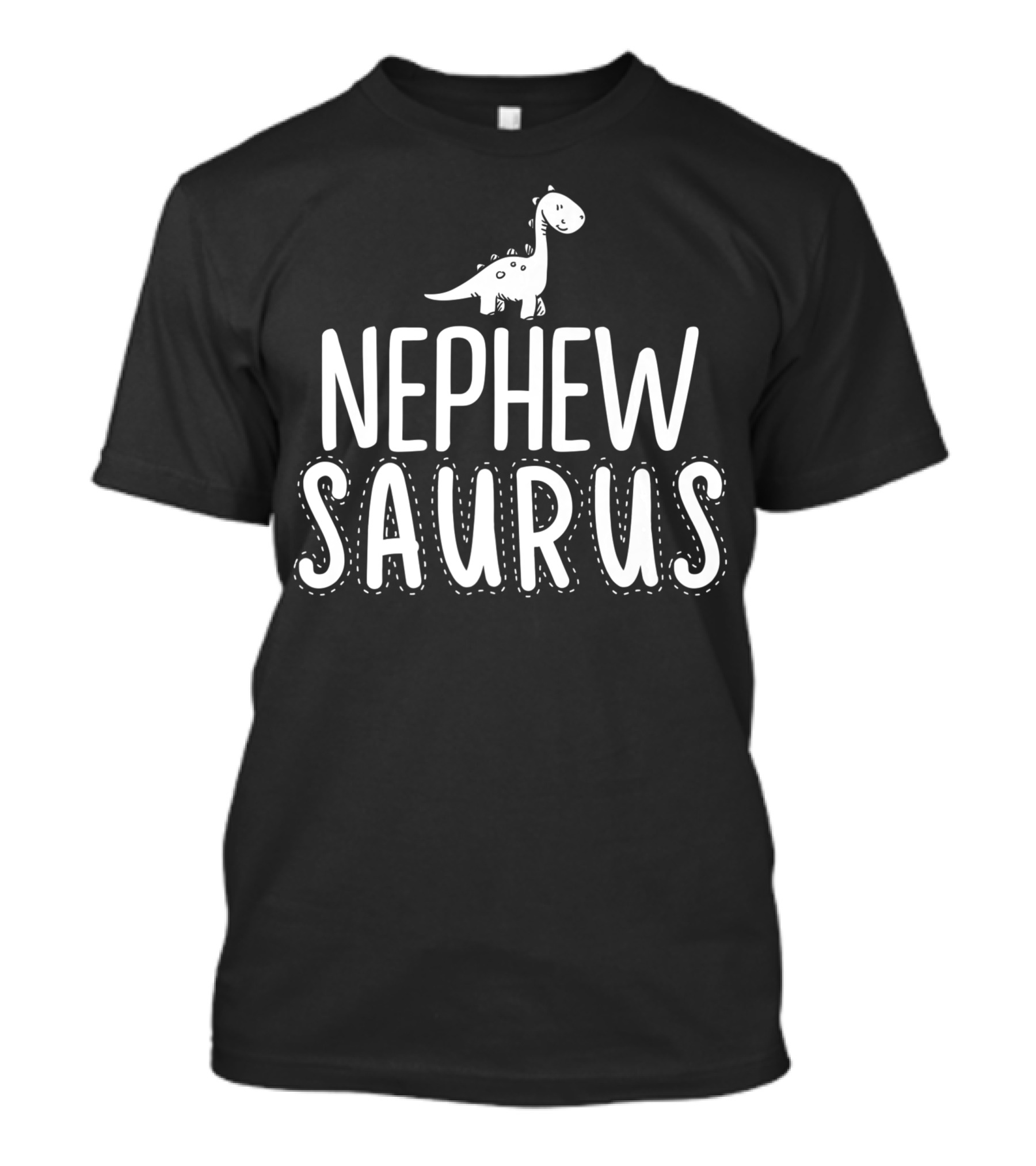 Nephew Saurus Dinosaur With Cute Cartoon T-Shirt
