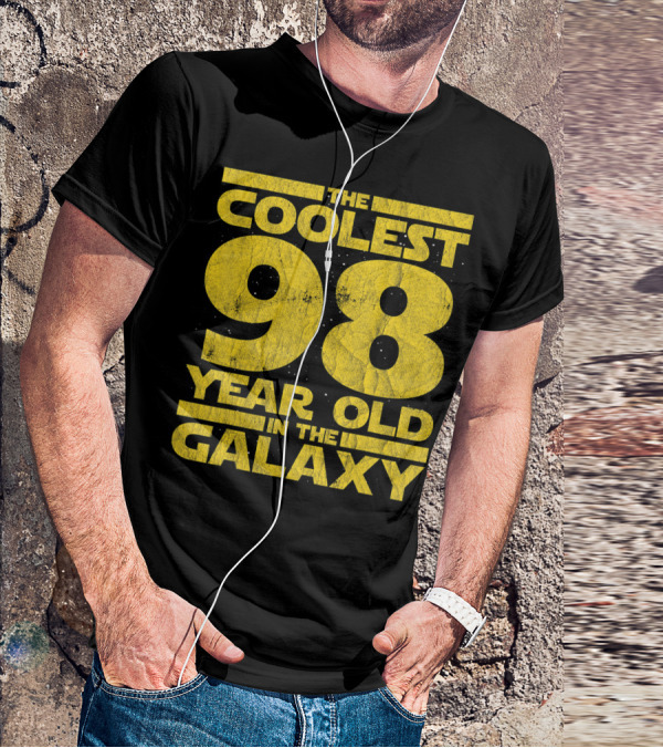 The Coolest 98 Year Old In The Galaxy Sci Fi 1923 Mens Womens Birthday T-Shirt