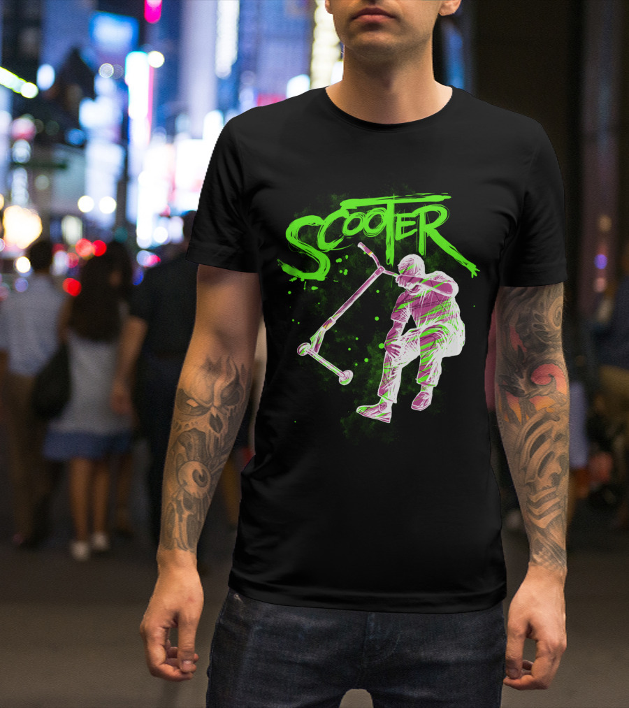 Scooter Neon Jump Action T-Shirt