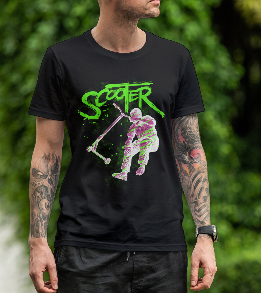 Scooter Neon Jump Action T-Shirt
