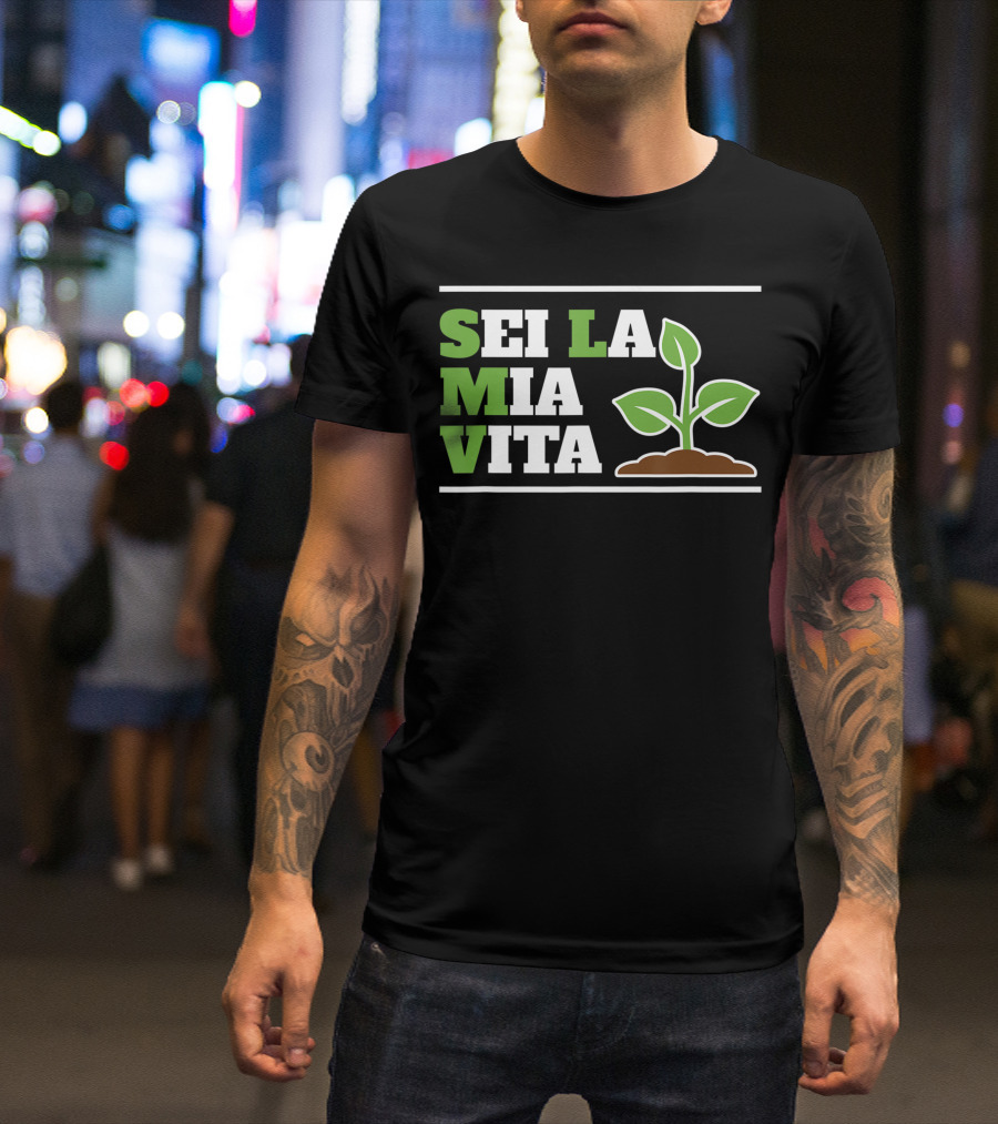 Sei La Mia Vita Italia SMV Plant T-Shirt