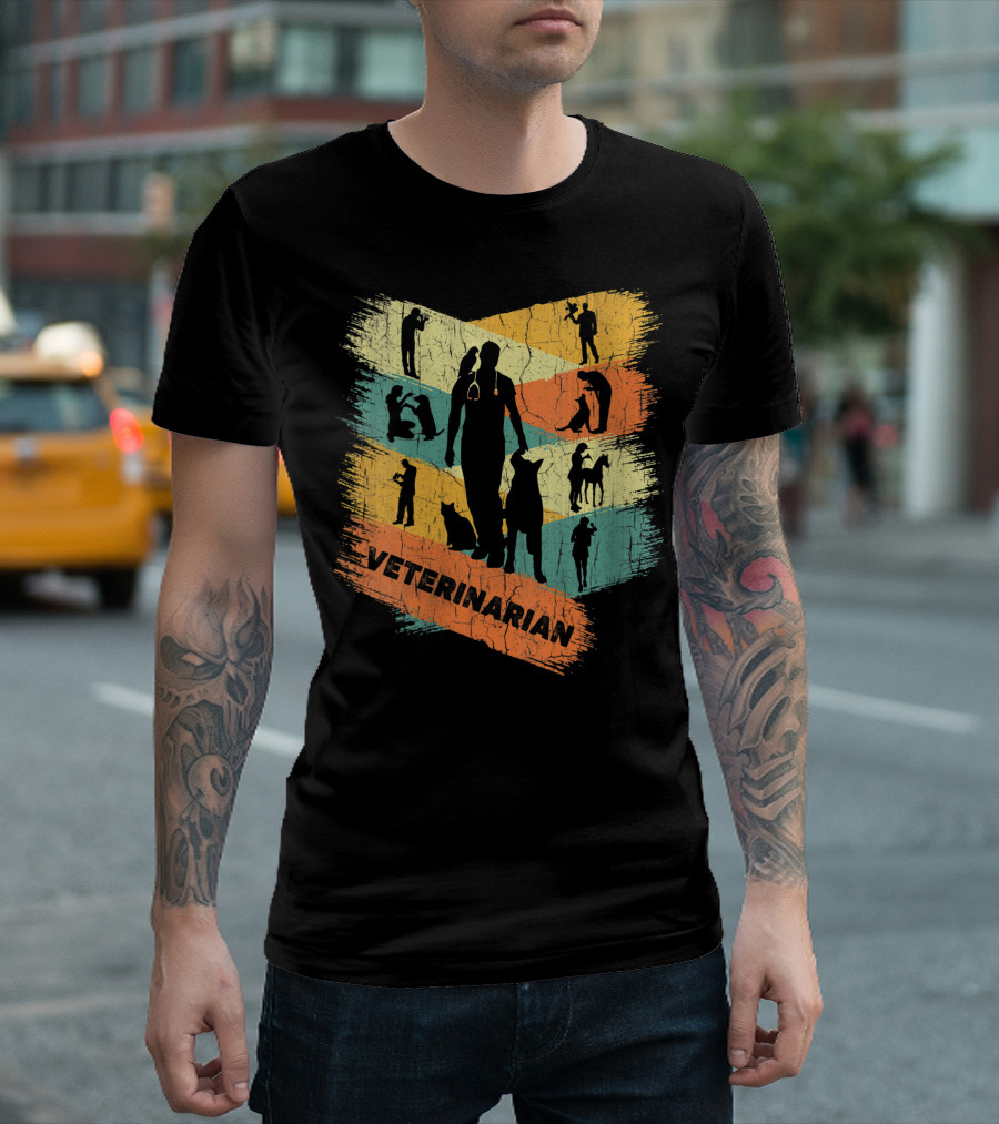Retro Veterinarian Veterinary Vintage Vet T-Shirt