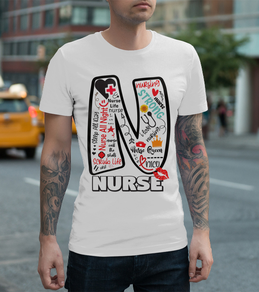 Nurse Life Nurse Strong Nurse Queen Nurse All Night Nursing Scrub Life T-Shirt
