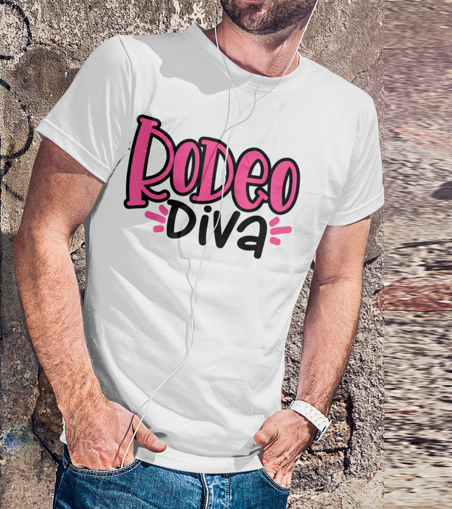 Rodeo Diva Country Cowgirl Princess Girls Western T-Shirt