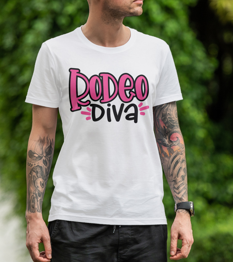 Rodeo Diva Country Cowgirl Princess Girls Western T-Shirt