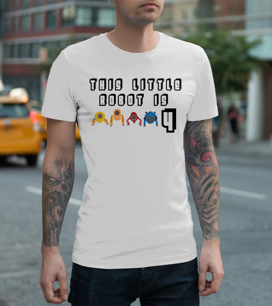This Little Robot Is 4 Future Robotics Engineer T-Shirt