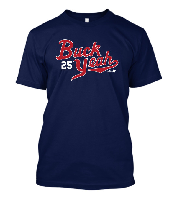 Buck Yeah 25 Players Navy Blue T-Shirt