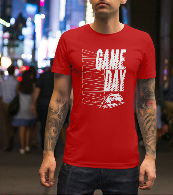 Gameday Suubookstore Red Hawk Football T-Shirt