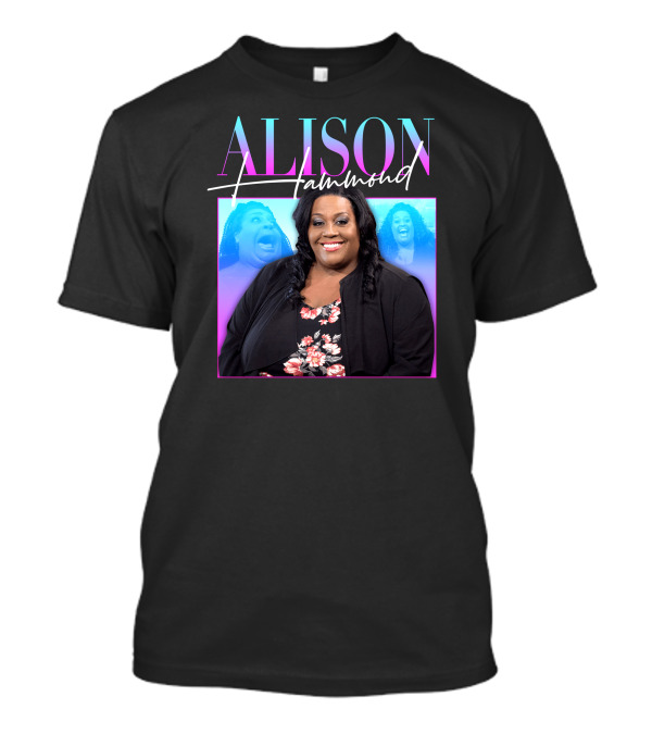 ALISON HAMMOND Vibrant Portrait With Duo Expressions T-Shirt