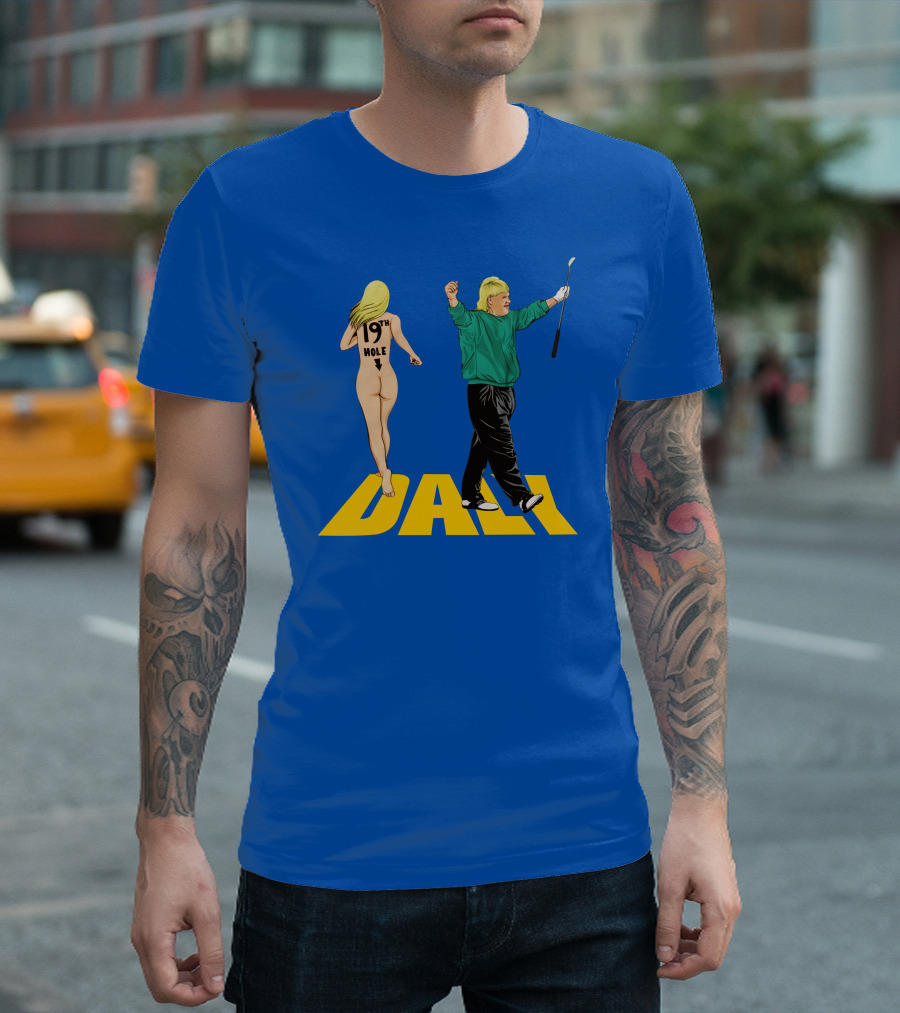 John Daly 19Th Hole Celebratory Pose With Golf Club T-Shirt