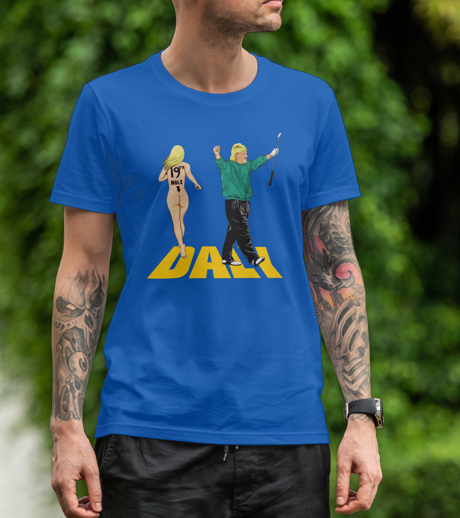 John Daly 19Th Hole Celebratory Pose With Golf Club T-Shirt