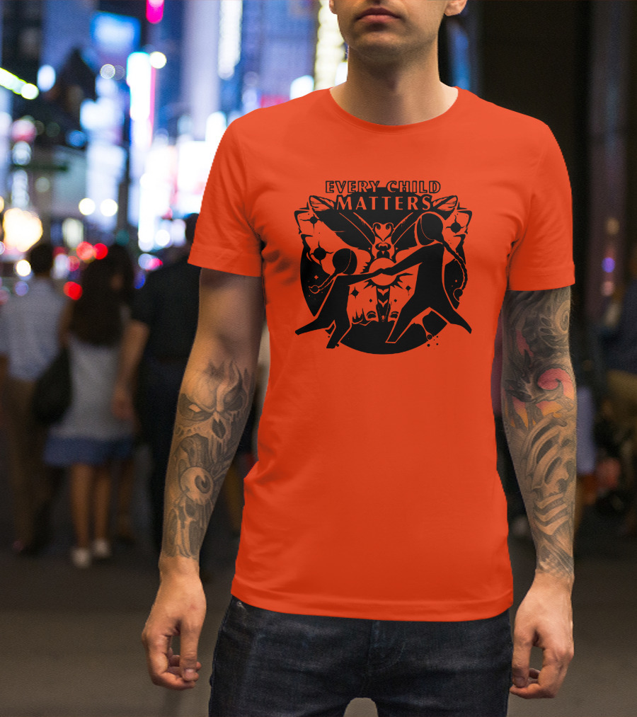 Every Child Matters Flying Back Home Butterfly Connection T-Shirt