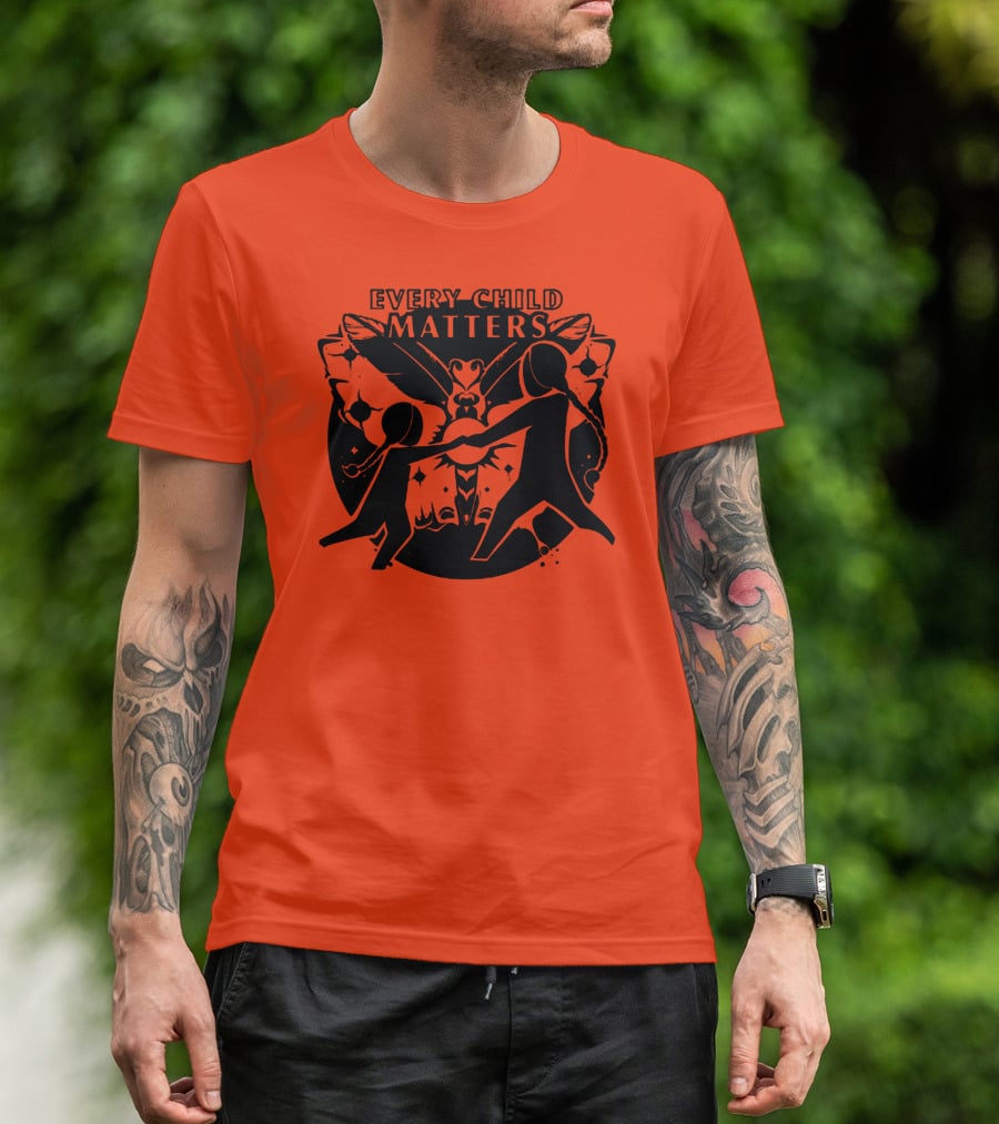 Every Child Matters Flying Back Home Butterfly Connection T-Shirt