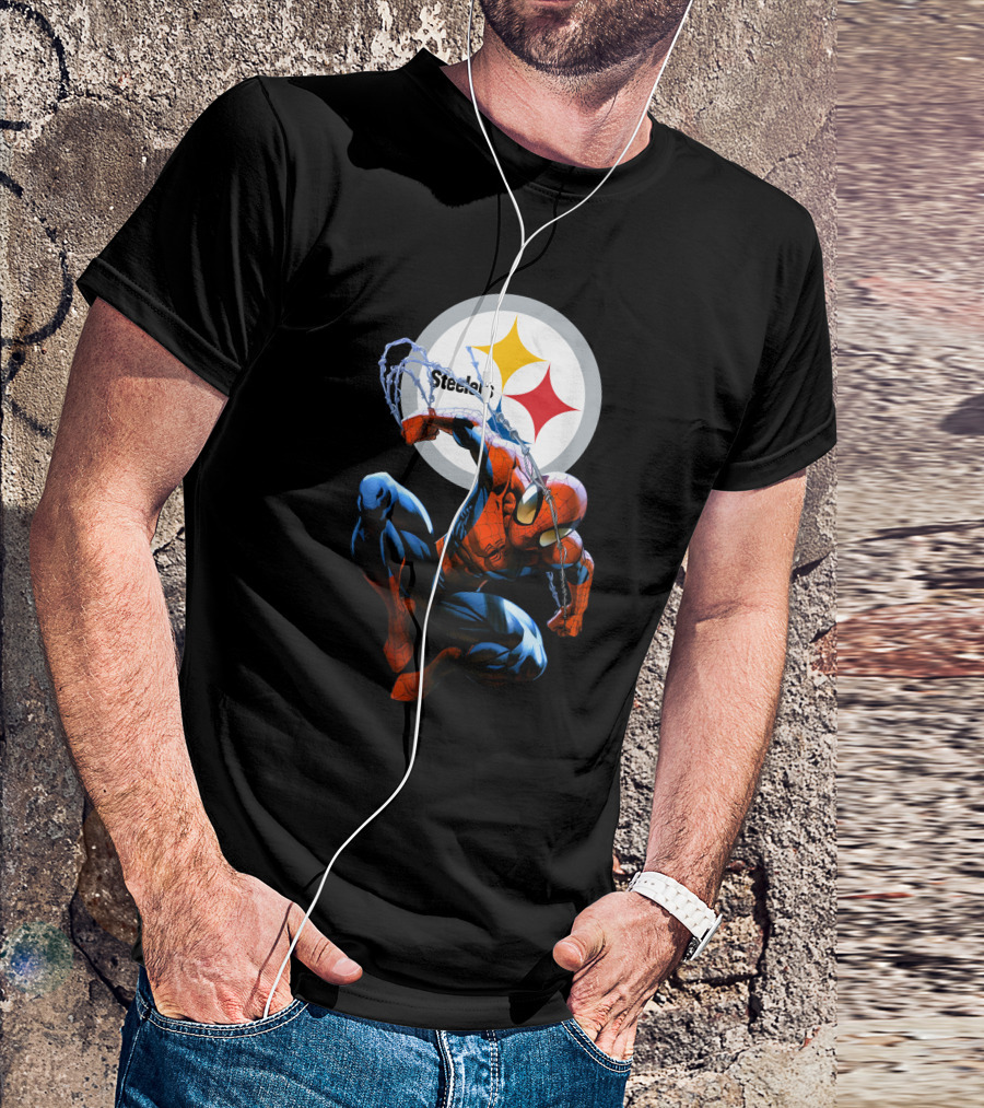 Spider-Man Steelers Fan 15 T-Shirt