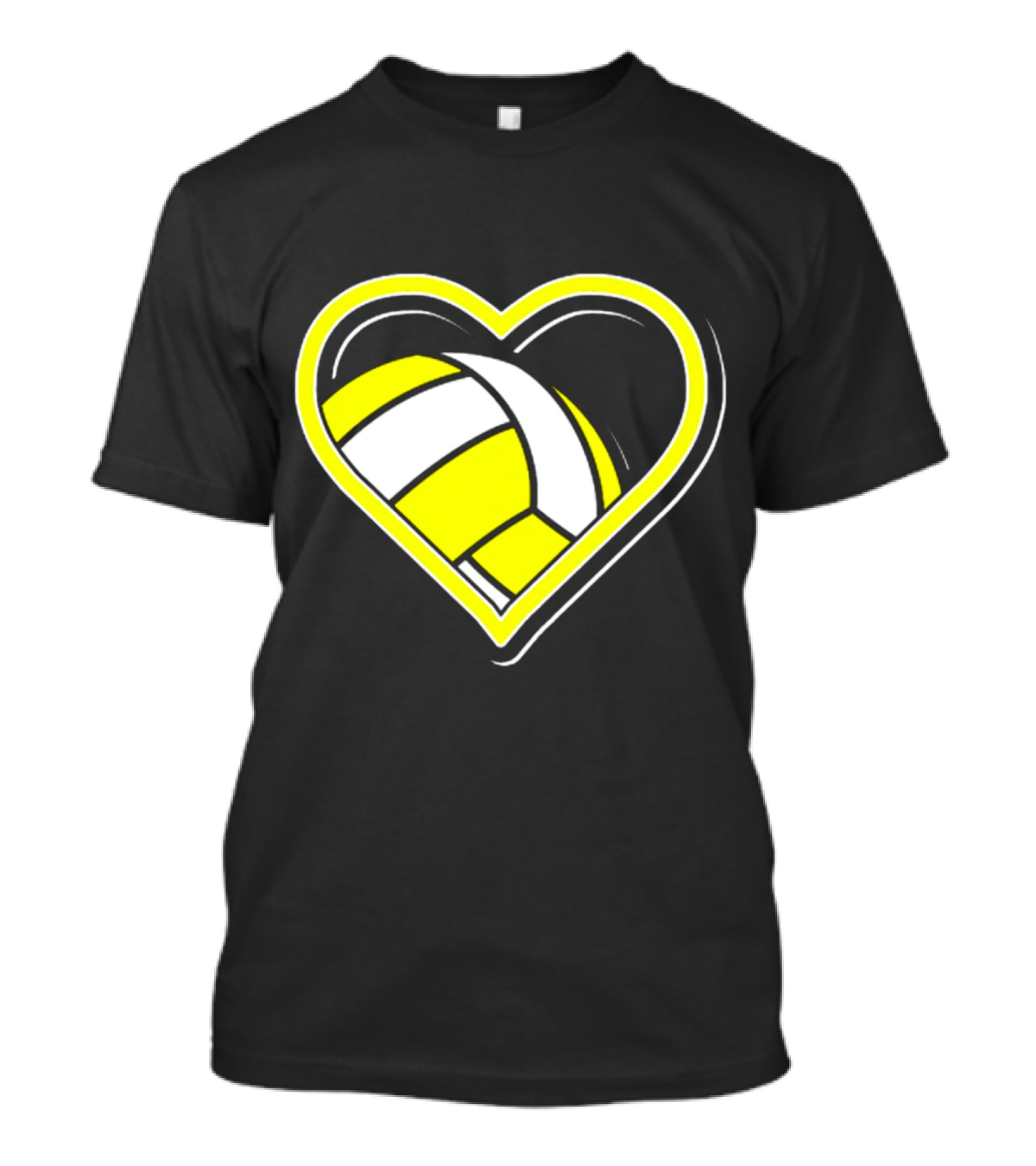 Heart-Shaped Volleyball Passion T-Shirt