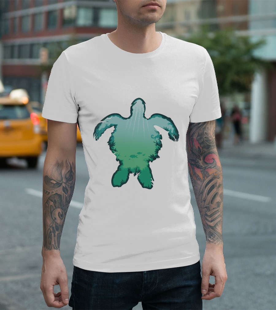 Turtle Green Ocean T-Shirt