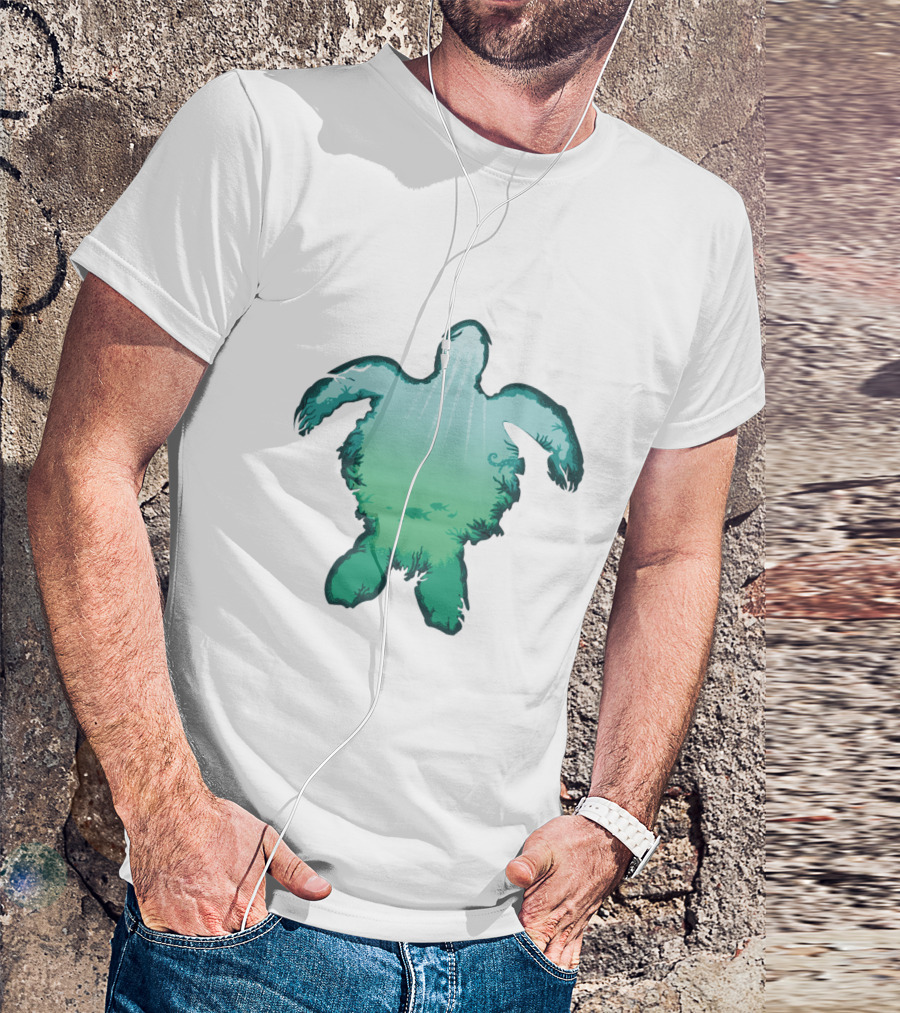 Turtle Green Ocean T-Shirt
