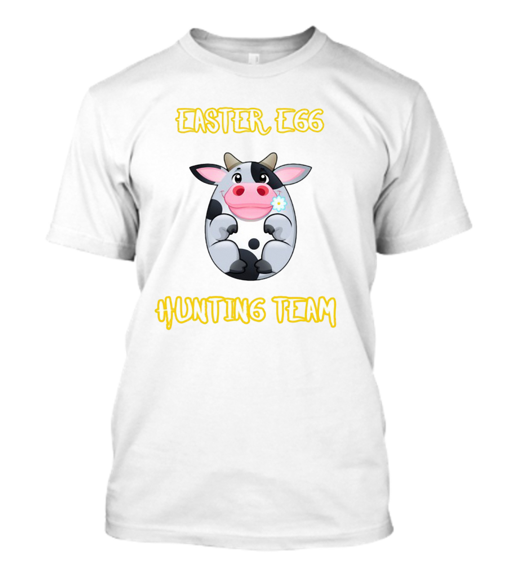 Easter Egg Hunting Team Cow Egg Farmer T-Shirt