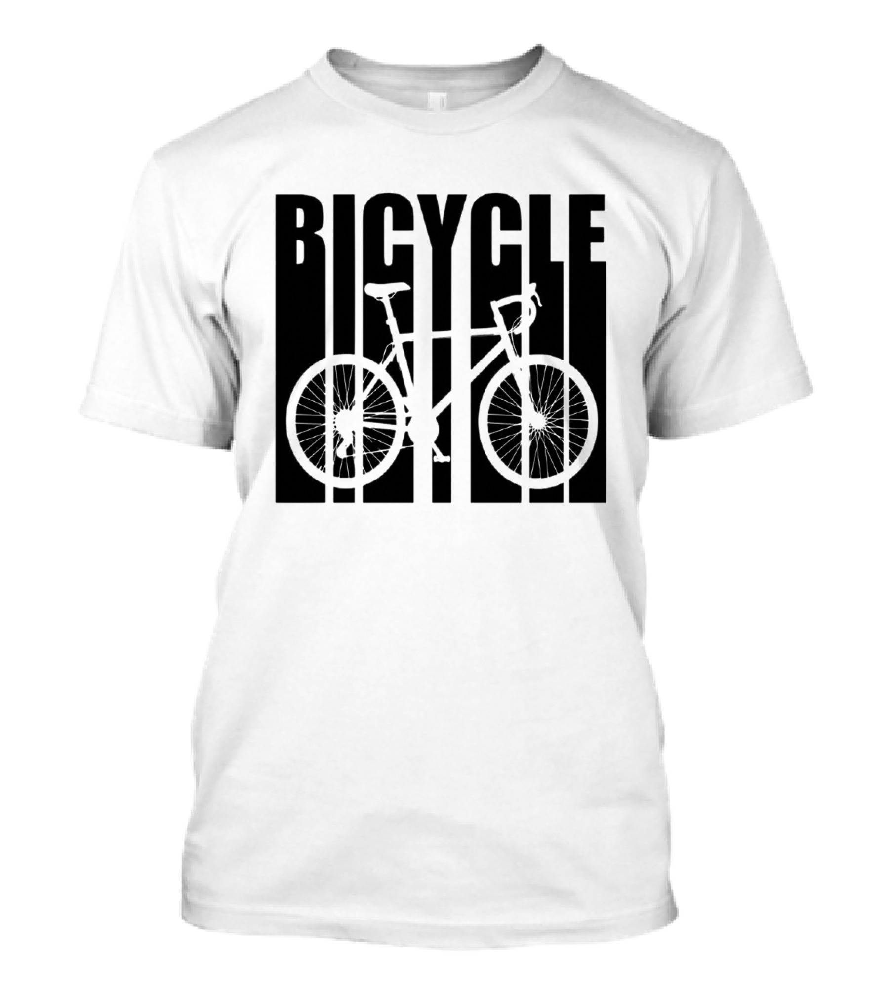 Bicycle Vertical Cutout T-Shirt