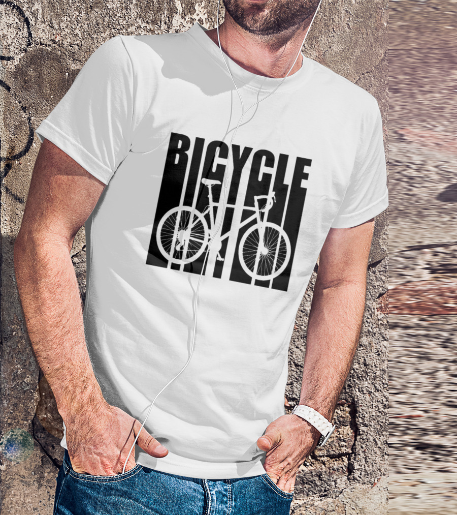 Bicycle Vertical Cutout T-Shirt
