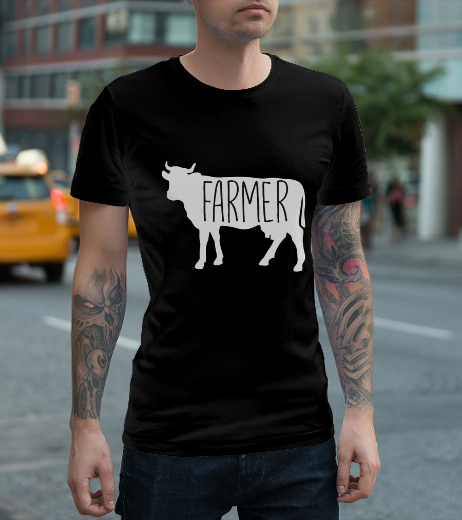 Farmer Cow T-Shirt