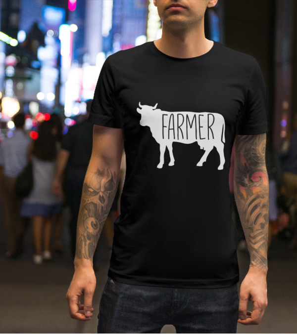 Farmer Cow T-Shirt