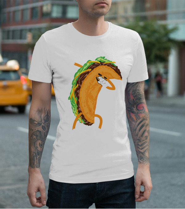 Tacos Tacos Tacos Tacos Dancing Taco Character T-Shirt