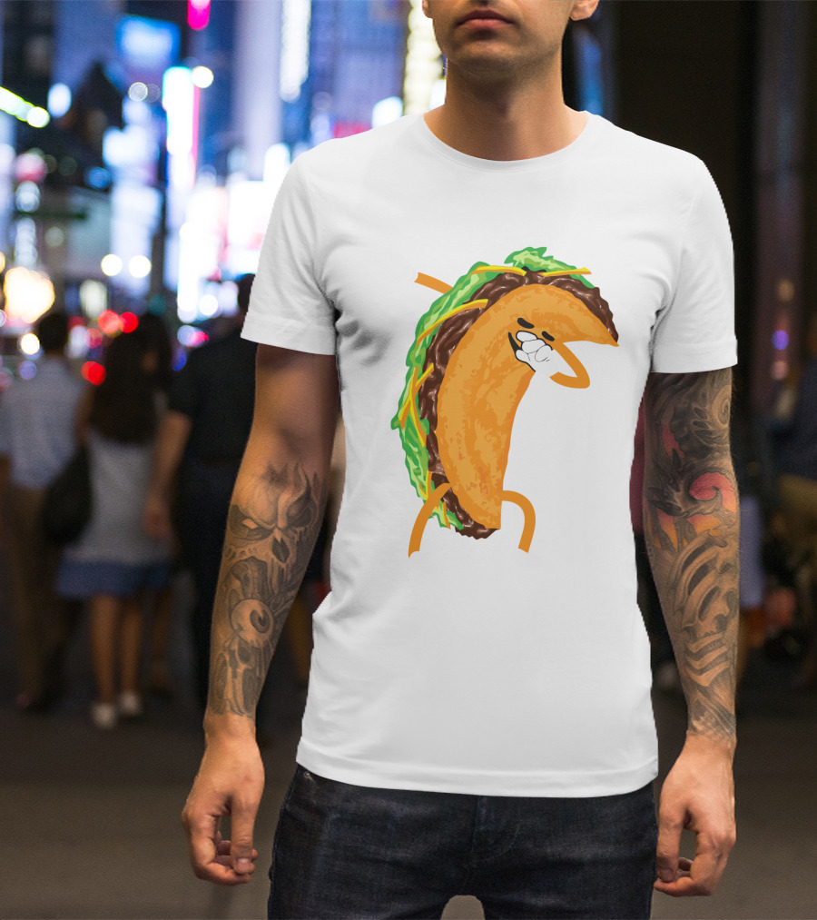 Tacos Tacos Tacos Tacos Dancing Taco Character T-Shirt