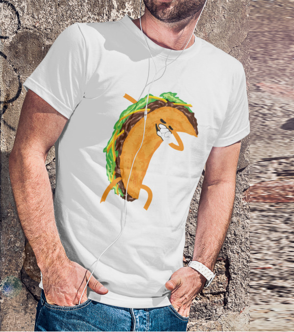 Tacos Tacos Tacos Tacos Dancing Taco Character T-Shirt