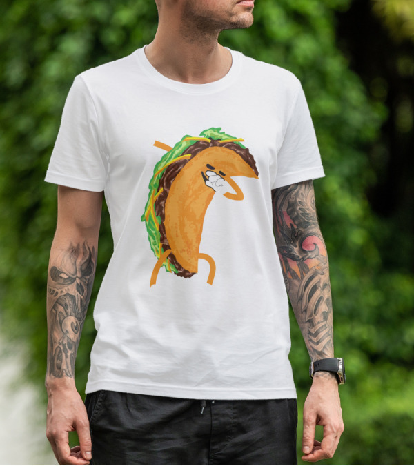 Tacos Tacos Tacos Tacos Dancing Taco Character T-Shirt