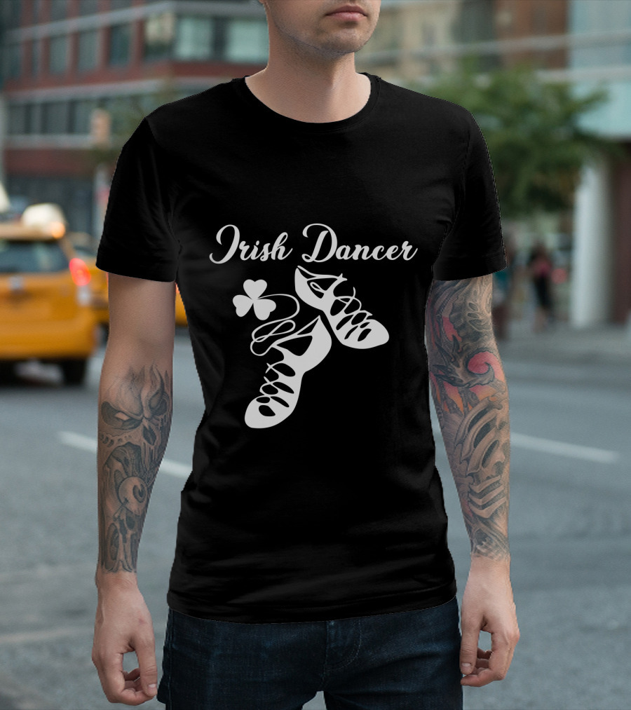 Irish Dancer Shoes Clover T-Shirt