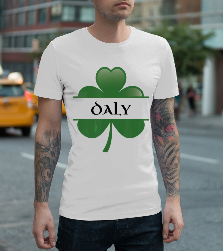 Daly Irish Shamrock Lucky St Patrick's Day T-Shirt