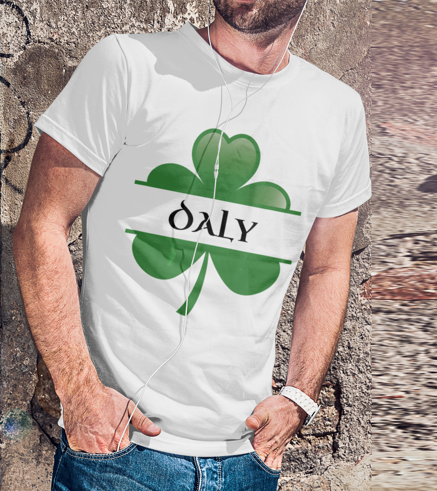 Daly Irish Shamrock Lucky St Patrick's Day T-Shirt