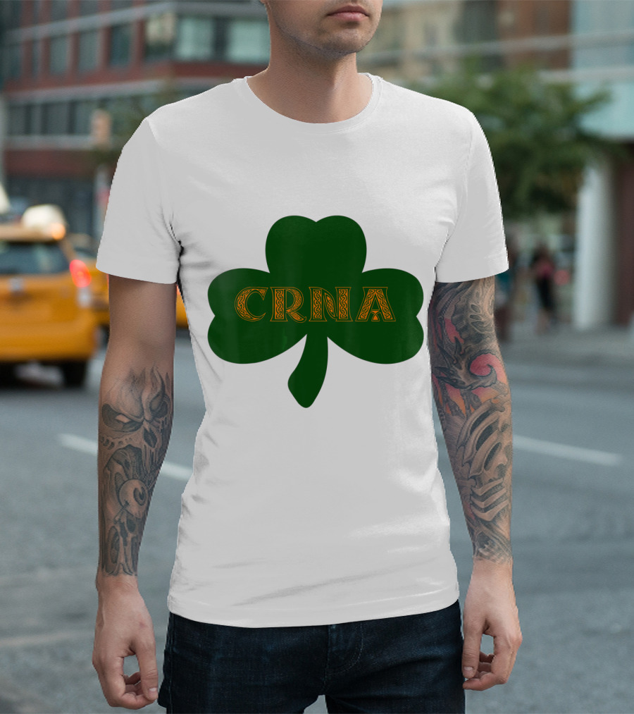 Shamrock CRNA St. Patrick's Day Irish Celtic T-Shirt