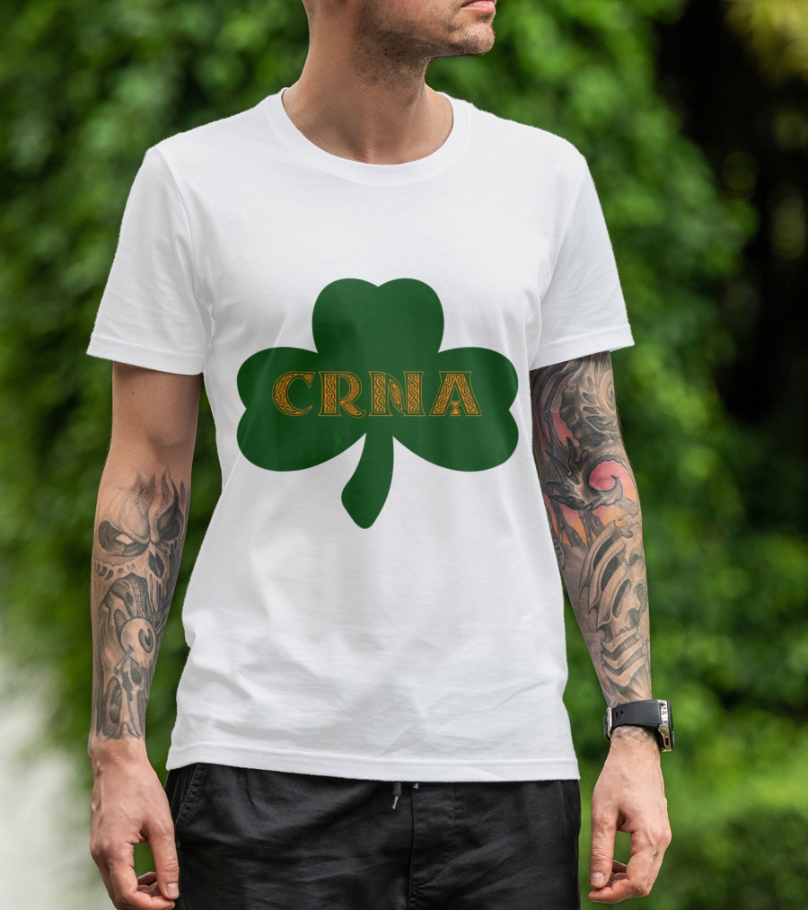 Shamrock CRNA St. Patrick's Day Irish Celtic T-Shirt