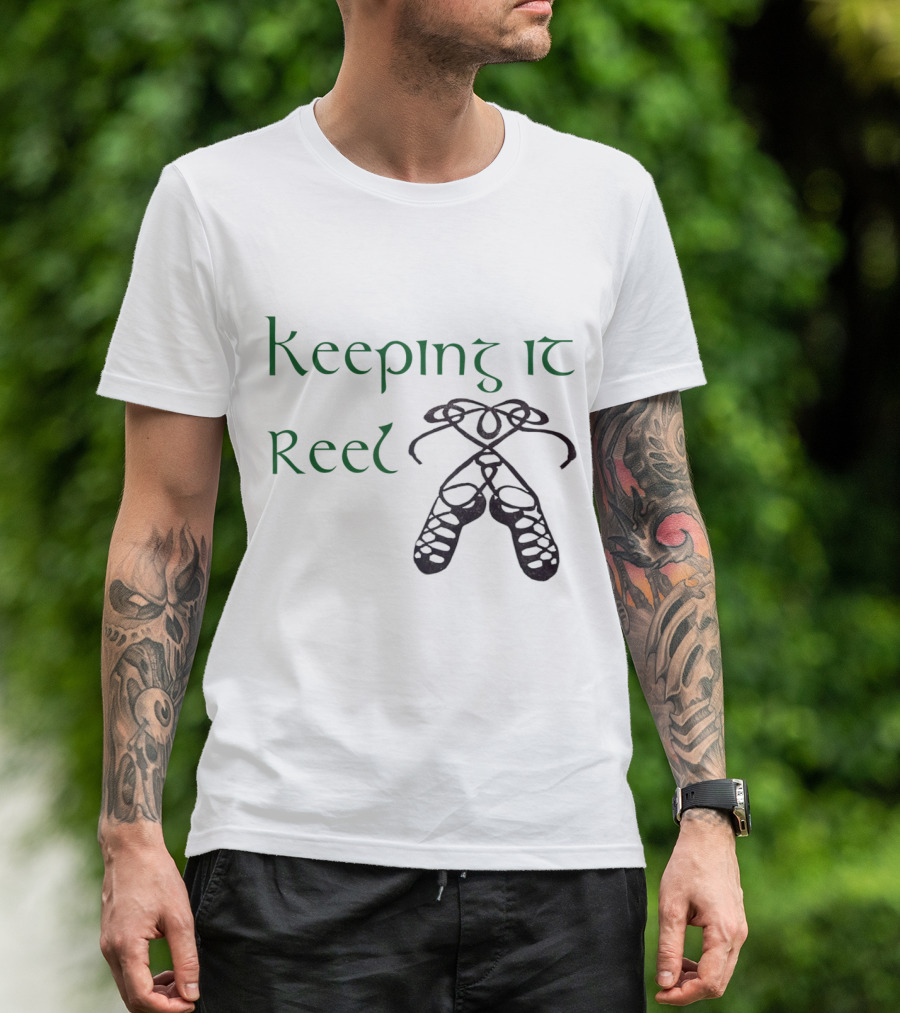 Keeping It Reel Cute Funny Irish Step Dance Girls T-Shirt