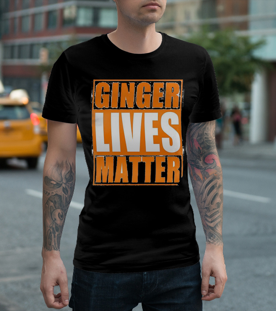 Ginger Lives Matter Funny Gingers Redhead T-Shirt