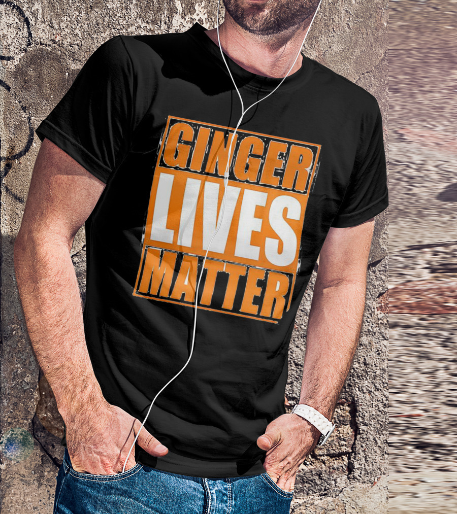 Ginger Lives Matter Funny Gingers Redhead T-Shirt