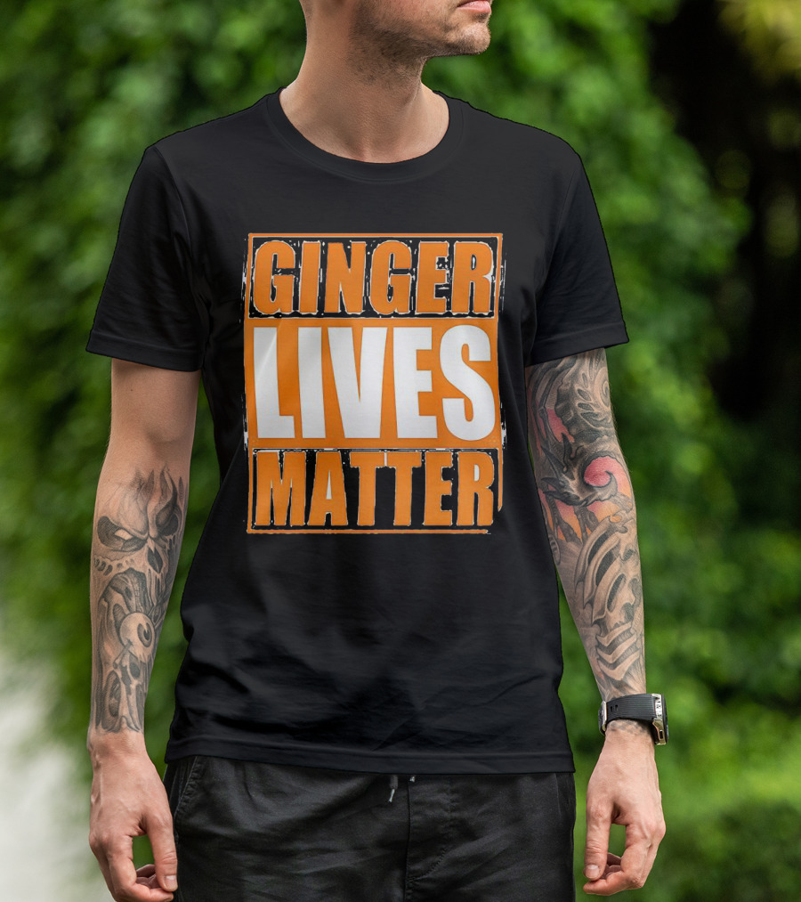 Ginger Lives Matter Funny Gingers Redhead T-Shirt