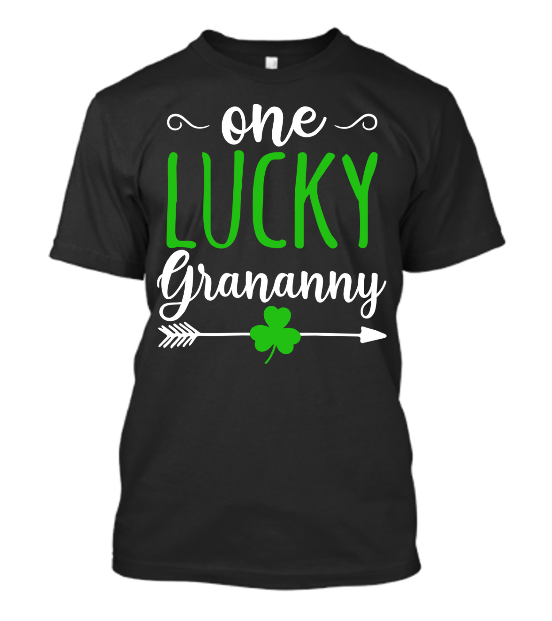 One Lucky Grananny Shamrock Arrow T-Shirt