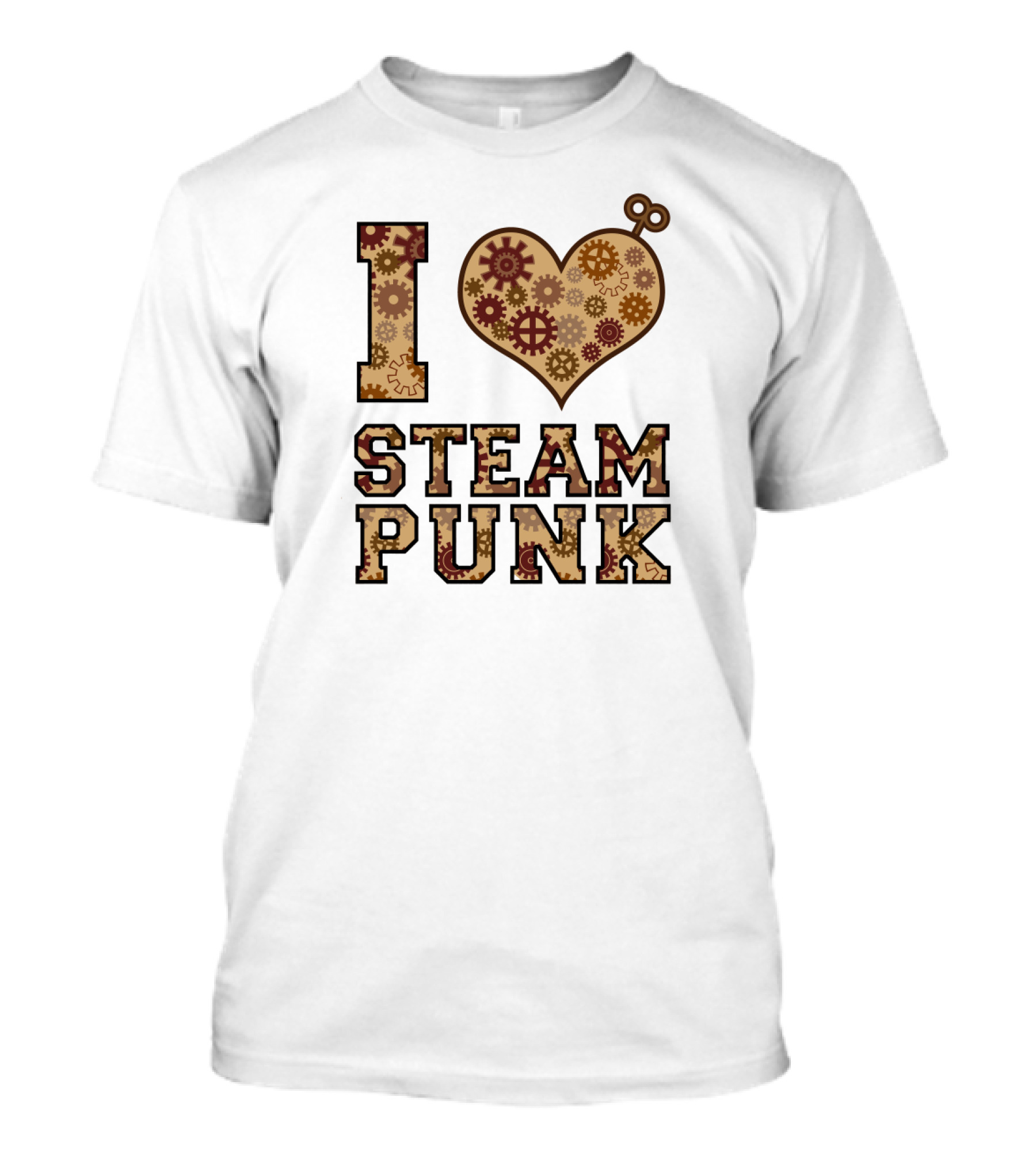 I Love Steampunk Gears And Cogs T-Shirt