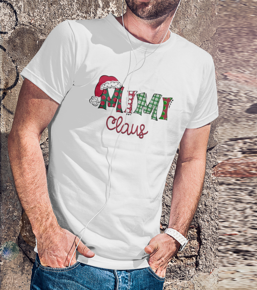 Mimi Claus Christmas Santa Hat T-Shirt